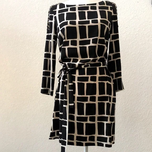 armani exchange black and white dress Universal Standard Halie T-Shirt Dress